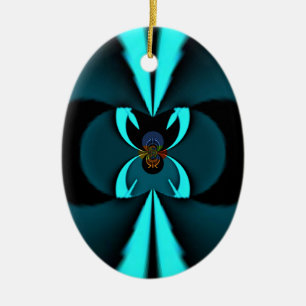 Ornement En Céramique Cadeaux Hakuna Matata Bouclier bleu