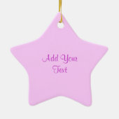 Ornement En Céramique Cadre en forme d'étoile de photo (Dos)