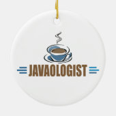 Ornement En Céramique Café amusant (Dos)