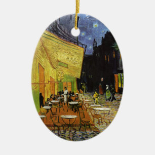 Ornement En Céramique Café nocturne de Van Gogh