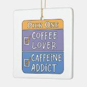 Ornement En Céramique Café ou caféine (Gauche)