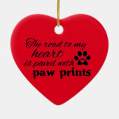 Ornement En Céramique Cairn Terrier (Dos)