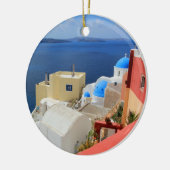 Ornement En Céramique Caldeira, Oia, Santorini, Grèce (Gauche)