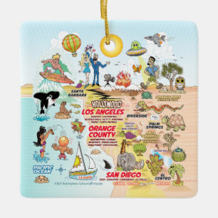 Ornement En Céramique Californie du Sud