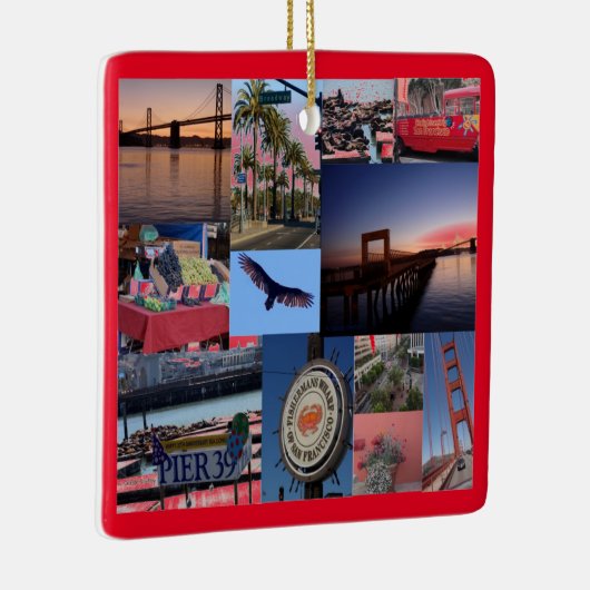 Ornement En Céramique Californie - San Francisco (Droite)