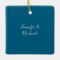 Calligraphie minimaliste professionnelle en bleu o