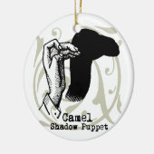 Ornement En Céramique Camel Hand Puppet Shadow Games (Gauche)