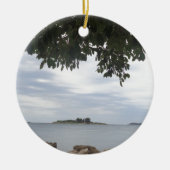 Ornement En Céramique Caméra Rectangle photo modèle (Devant)