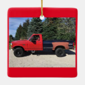 Ornement En Céramique Camion en céramique (Dos)