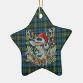 Ornement En Céramique Campbell Argyll Ancient Scottish Tartan Christmas (Gauche)