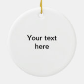 Ornement En Céramique Canard mandarin (Dos)