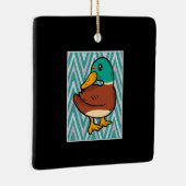 Ornement En Céramique Canard mignon (Droite)