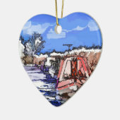 ORNEMENT EN CÉRAMIQUE CANAUX (Gauche)