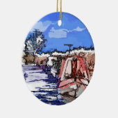 ORNEMENT EN CÉRAMIQUE CANAUX (Droite)