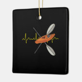 Ornement En Céramique Canoë-kayak (Gauche)