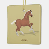 Ornement En Céramique Cantonner Sorrel Gaits du cheval équestre (Gauche)