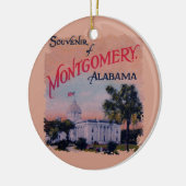 Ornement En Céramique Capitole d'État de l'Alabama (Gauche)