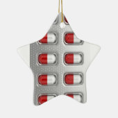 Ornement En Céramique Capsules dans le habillage transparent (Droite)