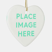 Ornement en céramique cardiaque (Droite)