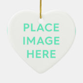 Ornement en céramique cardiaque (Dos)