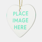 Ornement en céramique cardiaque (Gauche)