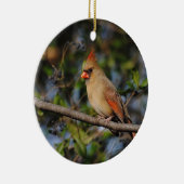 Ornement En Céramique Cardinal féminin 4 (Droite)