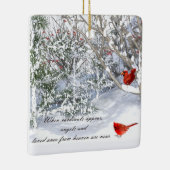 Ornement En Céramique Cardinal from heaven (Droite)