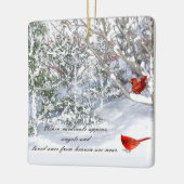 Ornement En Céramique Cardinal from heaven (Gauche)