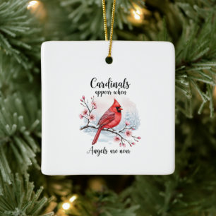 Ornement En Céramique Cardinaux de fête