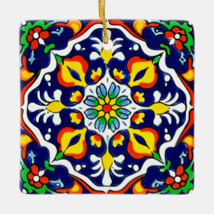 Ornement En Céramique Carrelage Talavera Mexicaine No 3