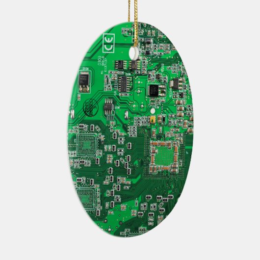 Ornement En Céramique Carte circuit imprimé circuit vert PCB (Droite)