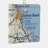 Ornement En Céramique Carte classique de Daytona Beach (Droite)