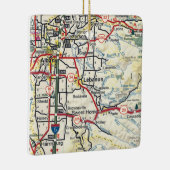 Ornement En Céramique Carte de l'Oregon Liban (Droite)