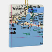 Ornement En Céramique Carte Destin Florida (Droite)