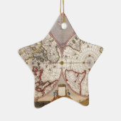 Ornement En Céramique Carte du monde antique (Droite)