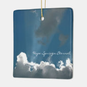 Ornement En Céramique Carte Eternal Springs (Gauche)