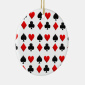 Ornement En Céramique Cartes de jeu (Droite)