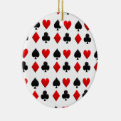 Ornement En Céramique Cartes de jeu (Droite)