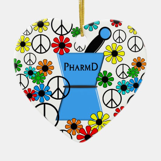 Ornement En Céramique Cas d'iPhone et d'électronique de PharmD (Devant)