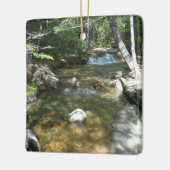 Ornement En Céramique Cascade de la rivière Pemigewasset III (Gauche)