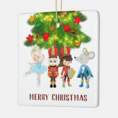 Ornement En Céramique Casse-noix, Clara, Soldat et Souris King (Gauche)