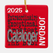 Ornement En Céramique Catalogeur Extraordinaire CUSTOM (Devant)