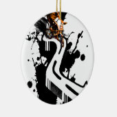 Ornement En Céramique Cavalier extrême de BMX (Droite)