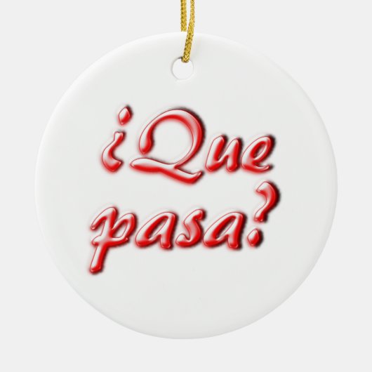 Ornement En Céramique Ce qui est (Devant)