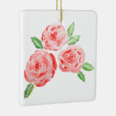 Ornement En Céramique Ce sont des roses d'aquarelle (Droite)