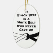 Ornement En Céramique Ceinture noire (Gauche)