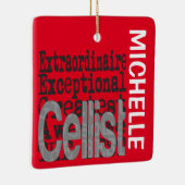 Ornement En Céramique Cellist Extraordinaire CUSTOM (Droite)