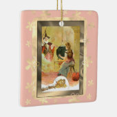 Ornement En Céramique Cendrillon Et Sa Fée Dieu Mère (Droite)