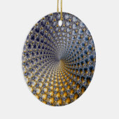 Ornement En Céramique Centrifractalité - Art Fractal (Droite)