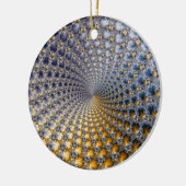 Ornement En Céramique Centrifractalité - Art Fractal (Gauche)